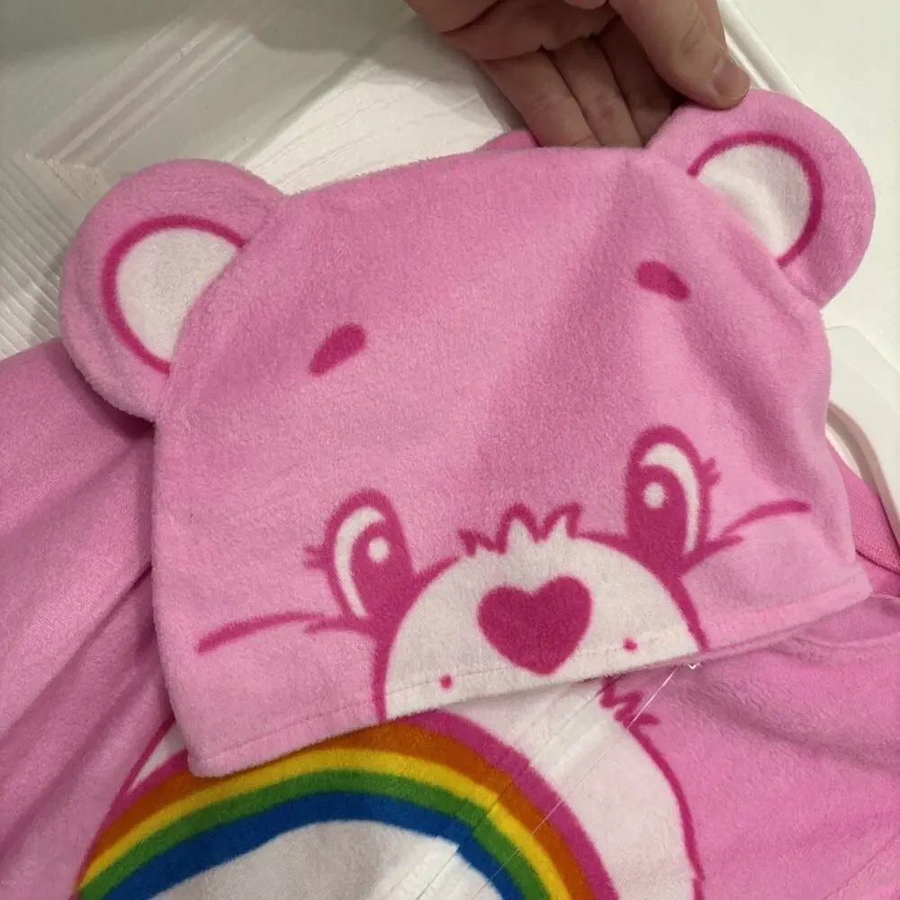 Care Bears Cheer Rainbow Bear Flame Resistant Romper Pajamas 2T NEW